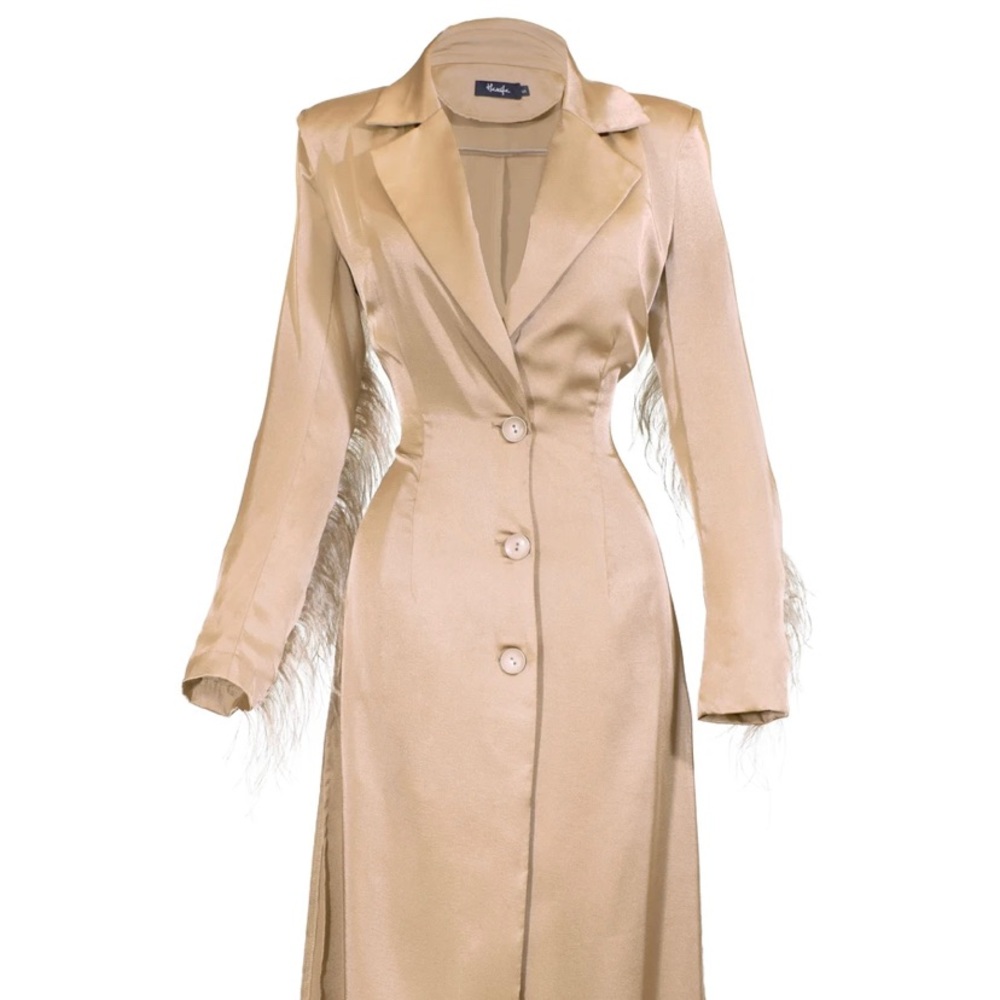 Hanifa Maliha Duster (Champagne)
